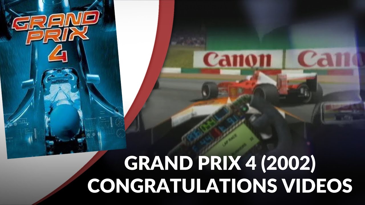 Grand Prix 4 (2002) Pole, Podium, Champion Videos