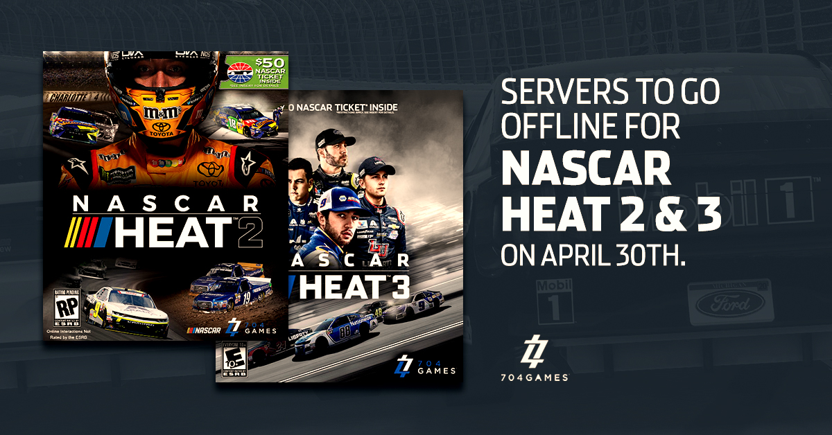 Nascar Heat 2 And 3 Servers Going Offline Racesimcentral