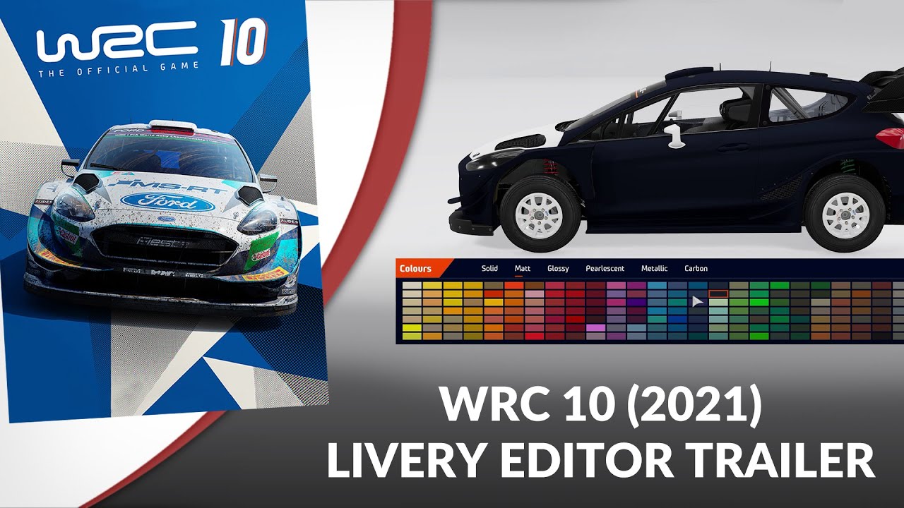 WRC 10 (2021) Livery Editor Trailer