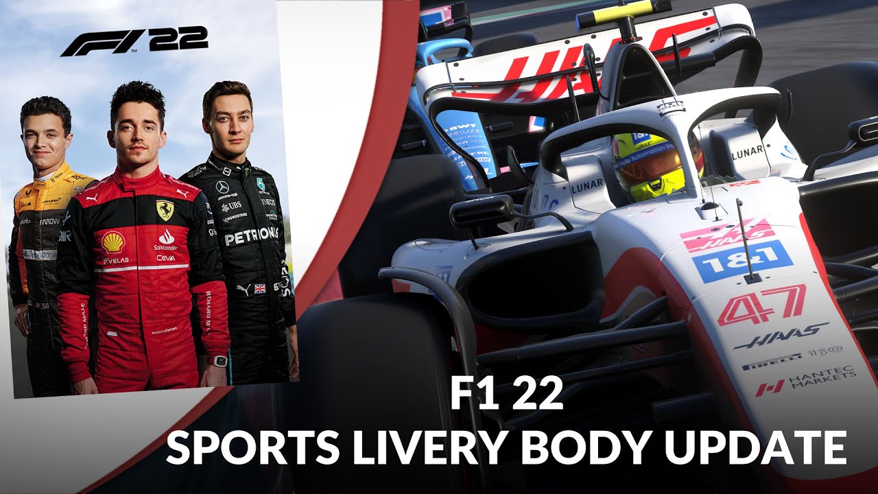 F1 22 Model Changes in Sports Liveries Update