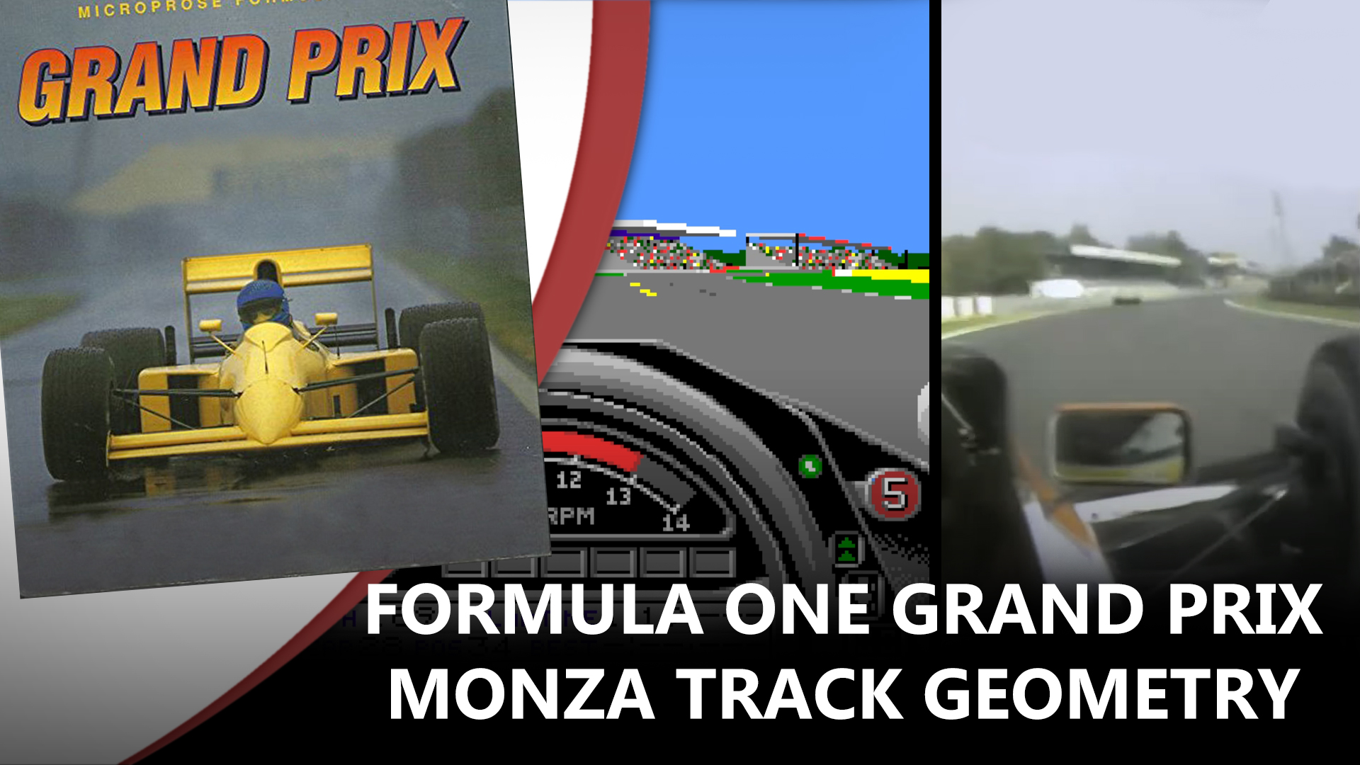 Monza Track Geometry Comparison in Formula One Grand Prix