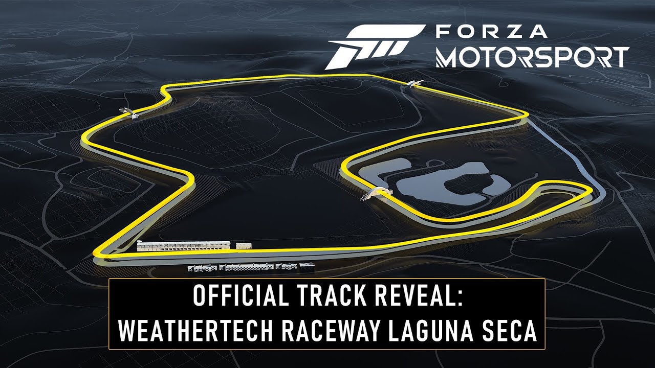 Forza Motorsport WeatherTech Raceway Laguna Seca Trailer