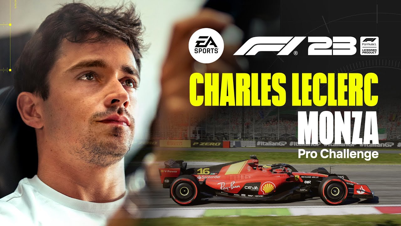Charles Leclerc F1 23 Pro Challenge Monza Trailer