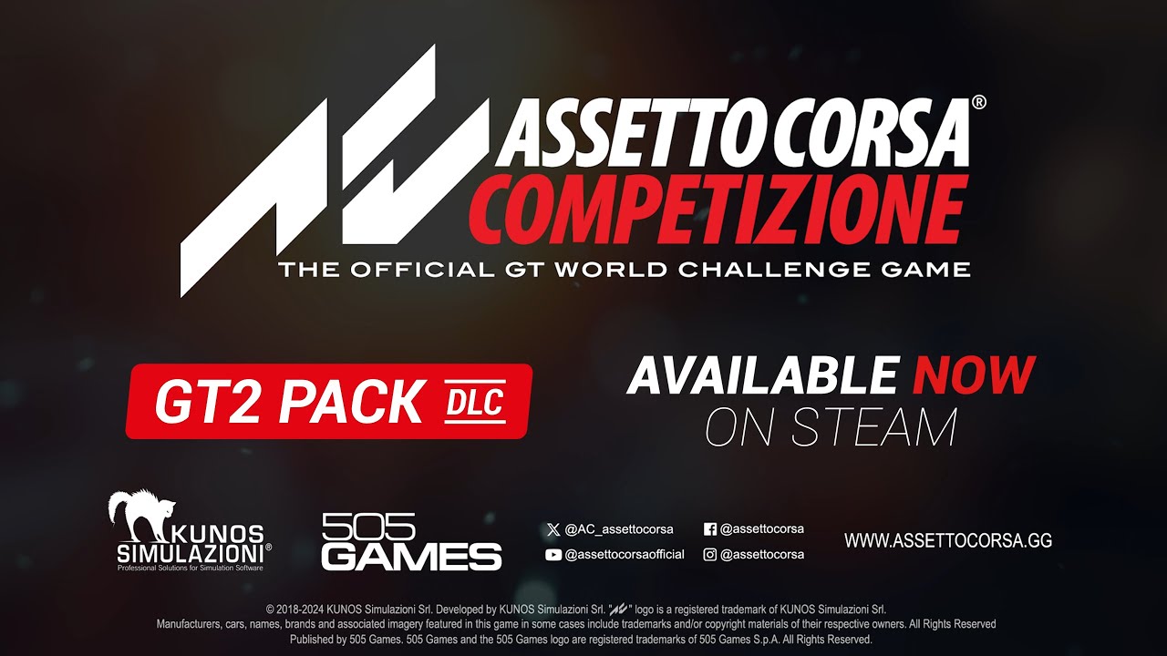 Assetto Corsa Competizione GT2 DLC Pack Launch Trailer